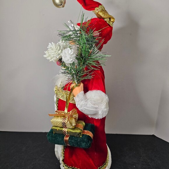 Windy Hill Collection 16" Standing Naughty Or Nice Name List Santa Claus - Picture 7 of 10